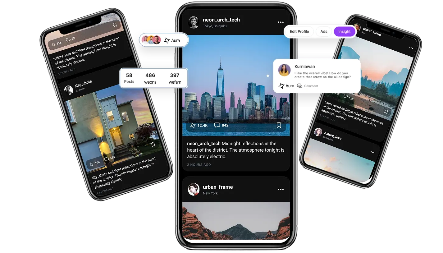 App screenshots
